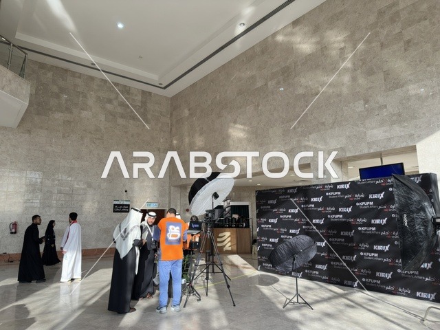 تجهيزات الإنتاج الإعلامي لفعالية تيدكس جامعة الملك فهد