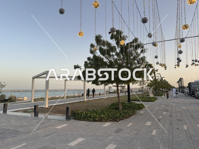 Ramadan Decorations at Hams Walkway Dammam Corniche