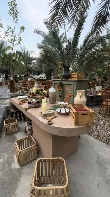 ديكور جلسات خارجية في متنزه المربد بالمدينة المنورة