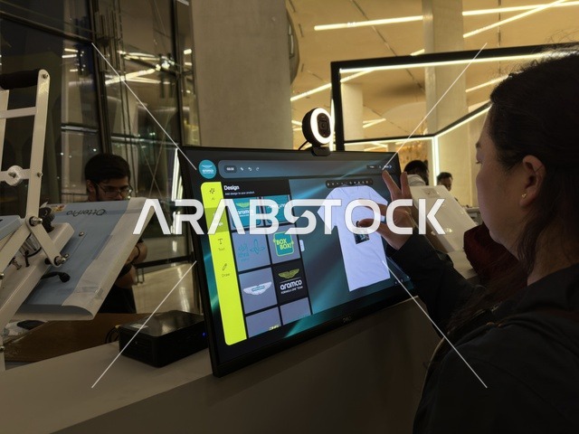 Interactive Digital T-shirt Design at Ithra Dhahran