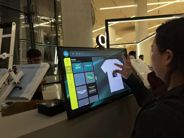 Interactive Digital T-shirt Design at Ithra Dhahran