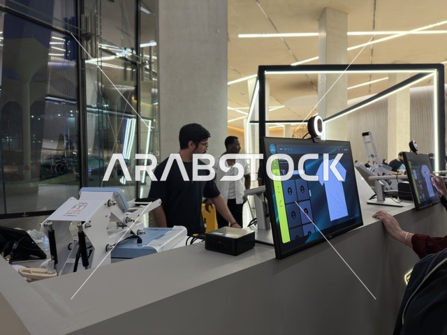 Ithra Dhahran Custom Printing Kiosk with Digital Screens