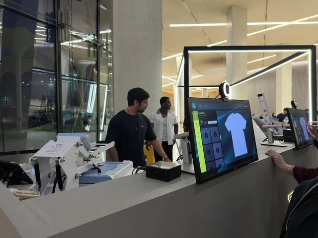 Ithra Dhahran Custom Printing Kiosk with Digital Screens