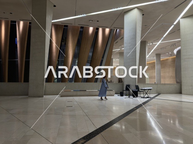 مركز إثراء الظهران التصميم المعماري الداخلي الحديث