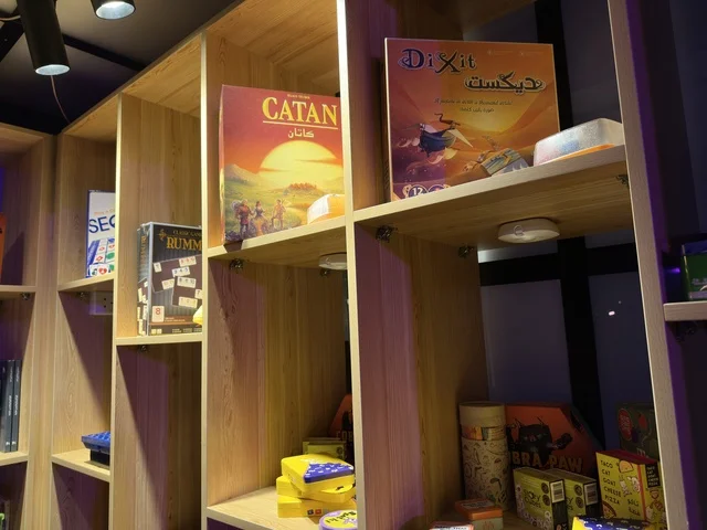 Board Games on Shelves at Ithra Dhahran