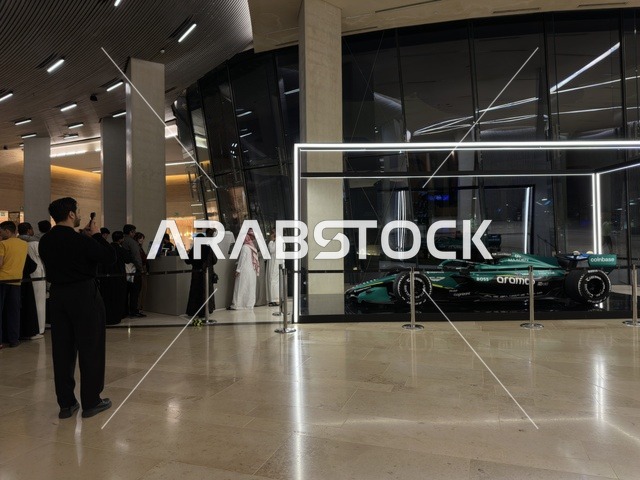 Aston Martin Formula 1 Car at Ithra Center Dhahran