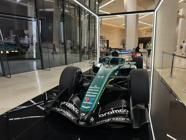 Formula 1 Race Car Display at Ithra Dhahran
