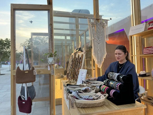 Saudi Woman at Creative Market in Ithra Dhahran