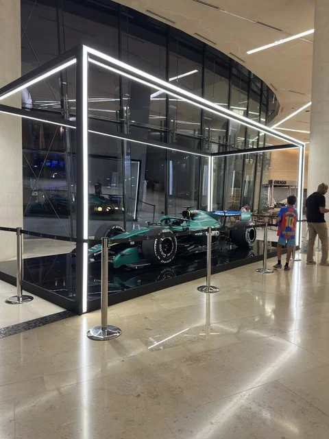 Formula 1 Race Car Display at Ithra Dhahran