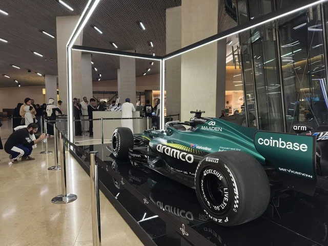 Formula 1 Racing Car Display at Ithra Dhahran