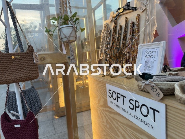 Handmade Accessories Market Stall at Ithra Dhahran