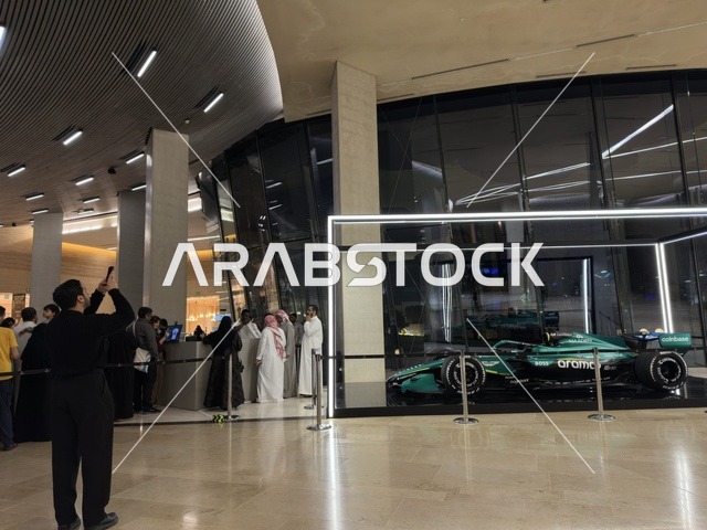 Formula One Car Display at Ithra Center Dhahran