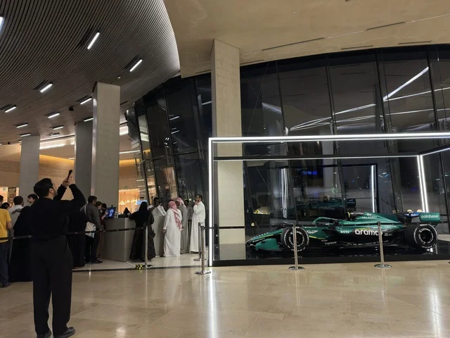 Formula One Car Display at Ithra Center Dhahran