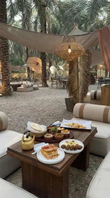 Traditional Breakfast Table at Palm Oasis Farm Medina Traditional Breakfast Table at Palm Oasis Farm Medina