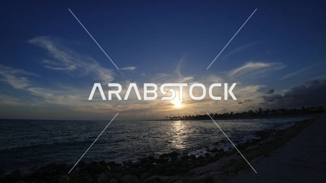 Sunset Over Arabian Sea at Salalah Rotana Resort Oman