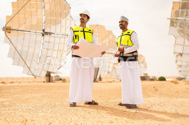Omani Engineers at Desert Solar Power Plant