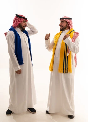 مشجعون سعوديون يحتفلون ويشعرون بالخيبة في الاستوديو