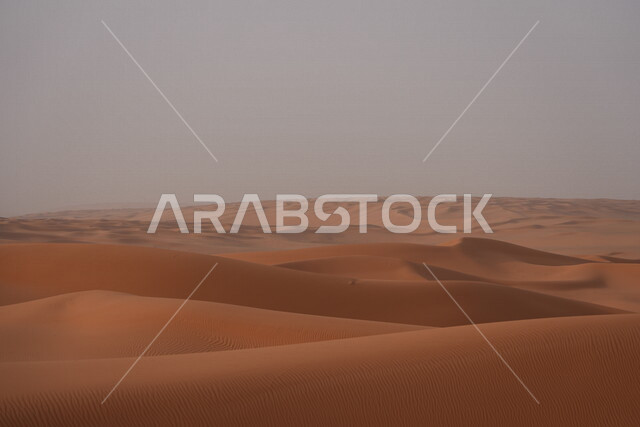 صورة جمالية للكثبان الرملية الصحراوية بالمملكة العربية السعودية، الرمال الذهبية في صحراء السعودية، صحاري السعودية، مناطق صحراوية، جمال الطبيعة الصحراوية في المملكة العربية السعودية