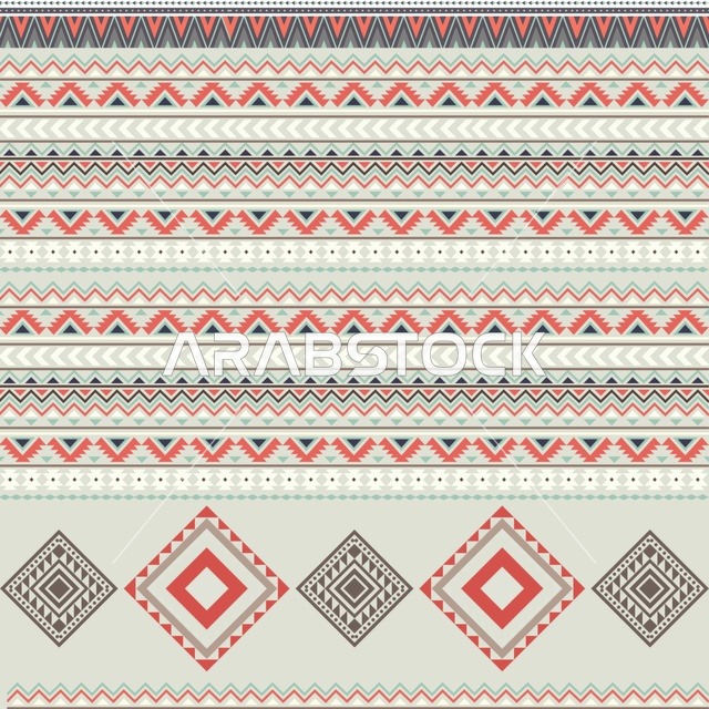 خلفية نقش سدو سعودي تقليدي بتصميم هندسي تراثي