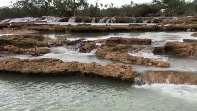 Waterfalls in Dhofar Mountains Oman Natural Landscape Waterfalls in Dhofar Mountains Oman Natural Landscape