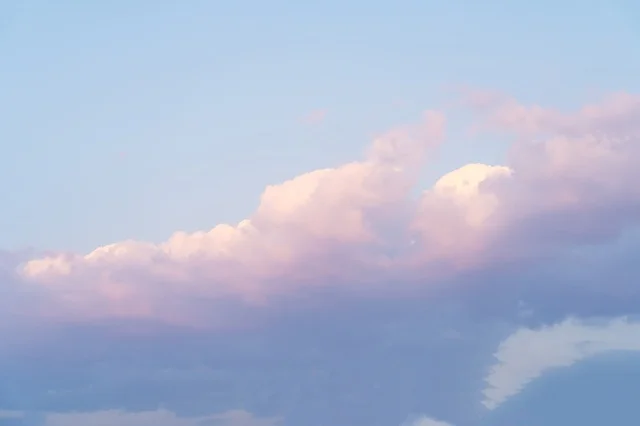 Natural scenery in the village of Mudrikah on the road to Jeddah in Mecca, a historic old popular area, the blue sky with clouds in the city, the Kingdom of Saudi Arabia.