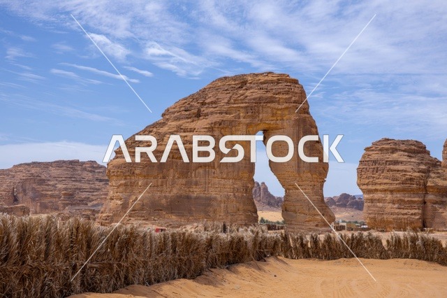 Elephant Rock AlUla Sandstone Landmark Saudi Arabia