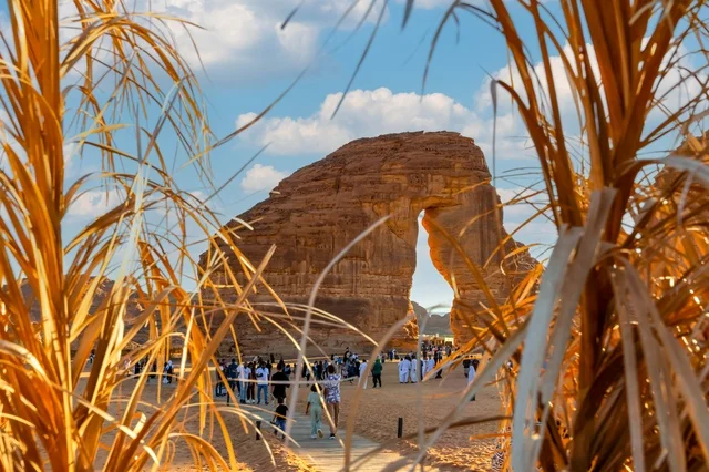 Elephant Rock AlUla Saudi Arabia Desert Landmark