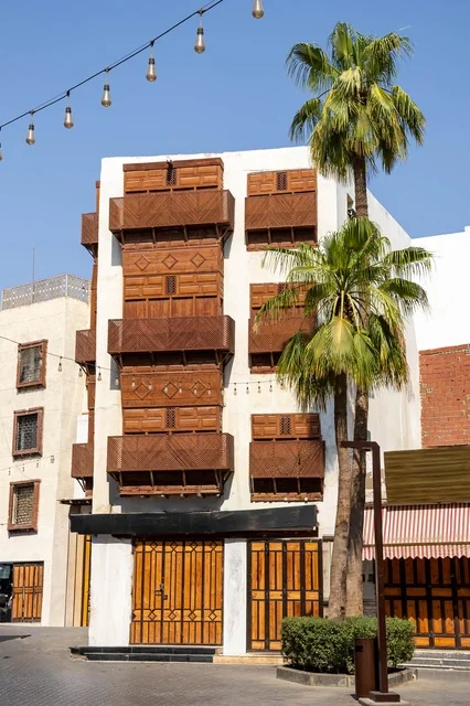 Traditional Rawashin Building Al-Balad Jeddah Saudi Arabia