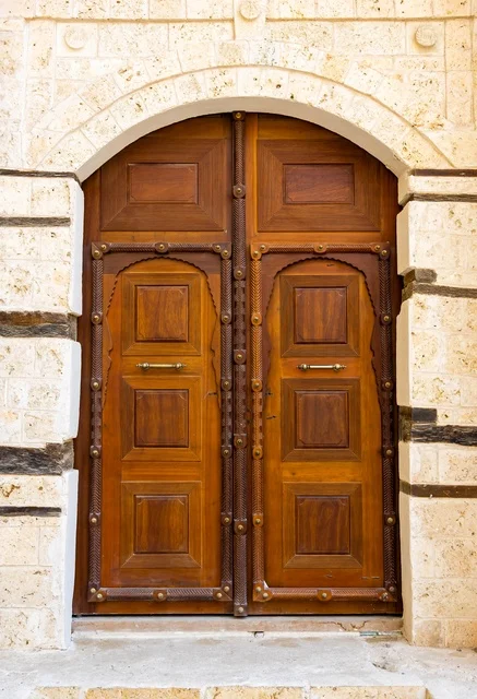Traditional Wooden Door in Al-Balad Jeddah Saudi Arabia