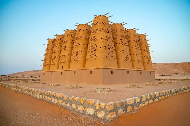 أبراج حمام الدليم الرياض العمارة الطينية التقليدية