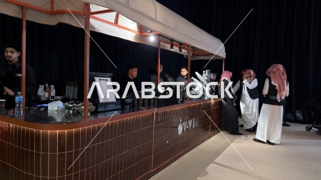 ركن قهوة حديث في فعالية لمتنا بظهران إكسبو