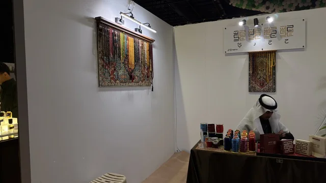 رجل سعودي في فعالية لمتنا بمعرض الظهران إكسبو