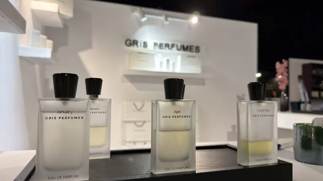 Gris Perfume Display at Lamatna Event Expo Dhahran