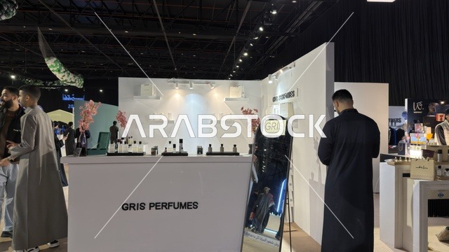 Gris Perfumes Booth at Dhahran Expo Lamtna Event