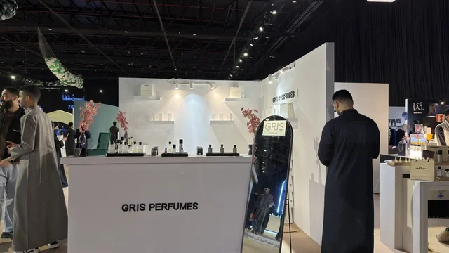 ركن عطور غريس في معرض الظهران إكسبو فعالية لمتنا