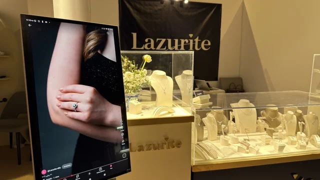 عرض مجوهرات لازوريت في إيفينت لمتنا بالظهران