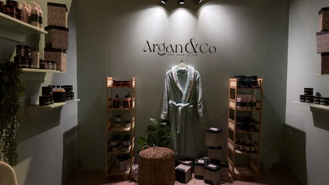 Argan & Co Exhibition Booth at Lametna Event Dhahran