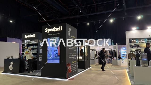 Speshell Brand Exhibition Booth at Lamatna Dhahran