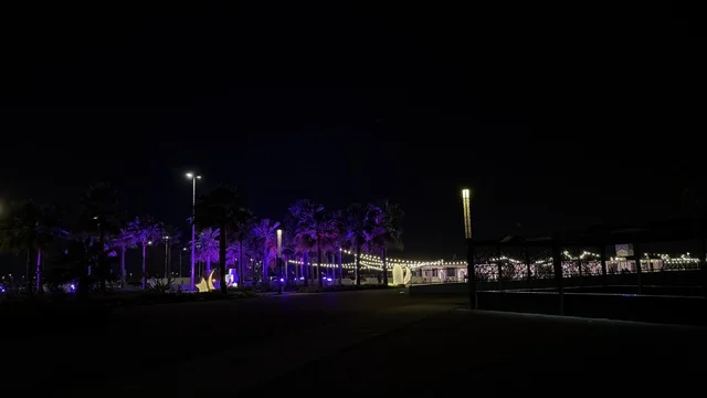 واجهة الدمام البحرية فعالية بسطة خير ليلاً