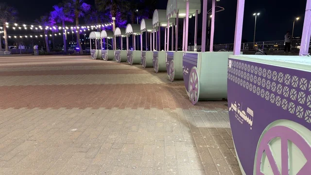 بسطة خير واجهة الدمام البحرية أكشاك ليلية