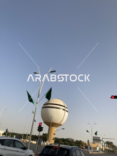 برج مياه بريدة المعلم الشهير في منطقة القصيم