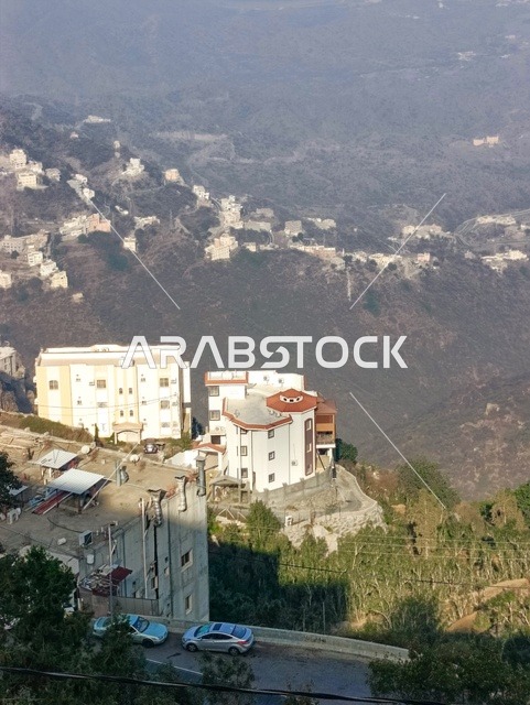 جبال فيفاء في منطقة جازان والعمارة السكنية