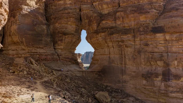 Elephant Rock AlUla Sandstone Arch Formation Elephant Rock AlUla Sandstone Arch Formation