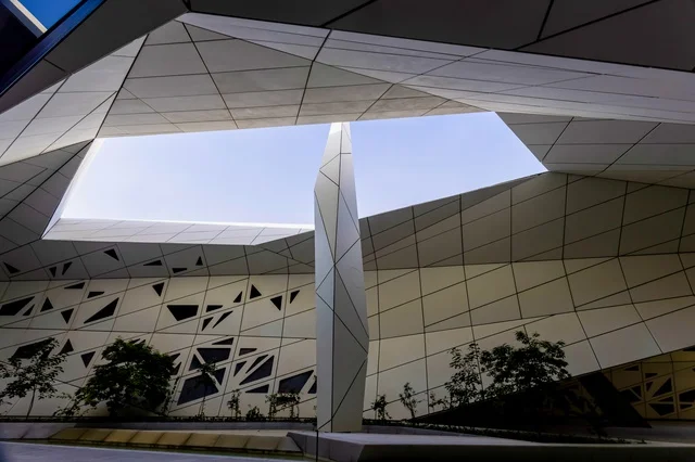 Modern Geometric Architecture KAPSARC Riyadh Interior