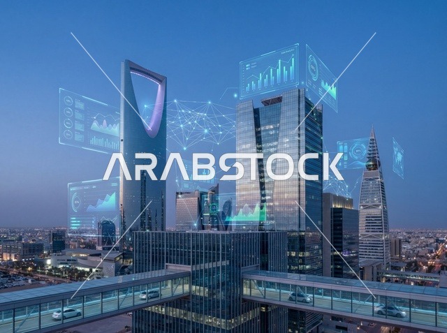 Riyadh Smart City Artificial Intelligence Skyline