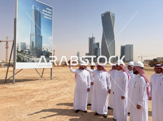 Saudi Engineers at King Abdullah Financial District Riyadh