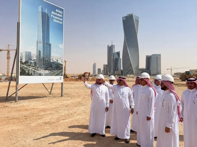 Saudi Engineers at King Abdullah Financial District Riyadh