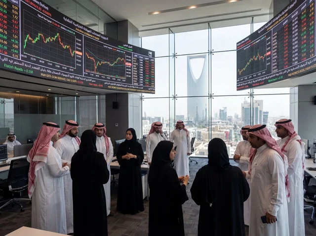 اجتماع عمل سعودي في مكتب بالرياض مع إطلالة برج المملكة اجتماع عمل سعودي في مكتب بالرياض مع إطلالة برج المملكة