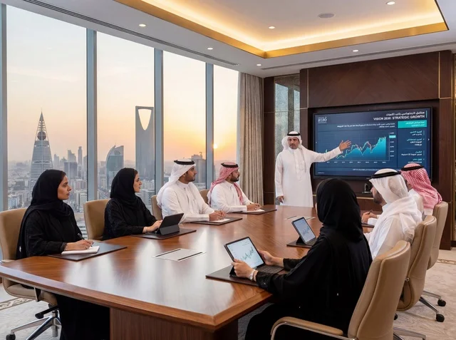 اجتماع فريق عمل سعودي في مكتب بالرياض