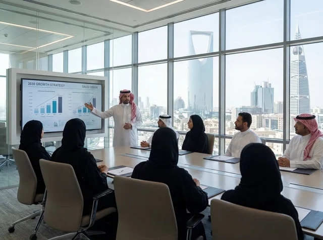 اجتماع فريق عمل سعودي في مكتب بالرياض